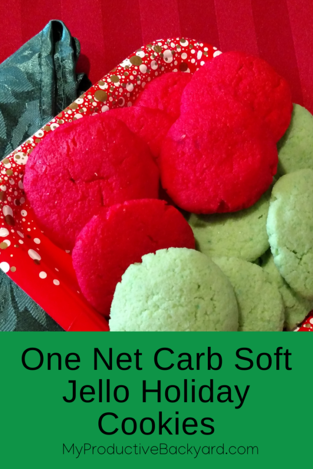 One Net Carb Soft Jello Holiday Cookies - My Productive Backyard