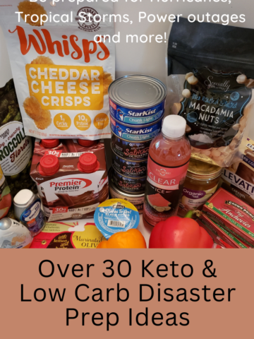 Over 30 Keto Low Carb Disaster Prep Ideas Pinterest Pin