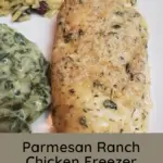 Parmesan Ranch Chicken Freezer Meal Pinterest Pin