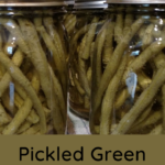 Pickled Green Beans Pinterest Pin