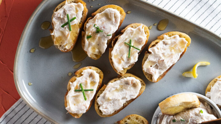 Image for Hot Honey Smoked Salmon Crostini