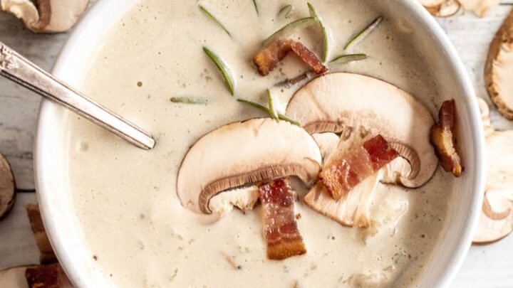 Image for Cream of Mushroom Soup - Low Carb, Gluten-Free, Keto, THM S
