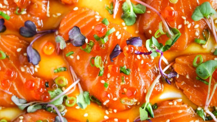 Image for Miso Salmon Crudo (Carpaccio)