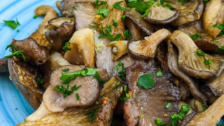 Image for Roasted Air Fryer Oyster Mushrooms