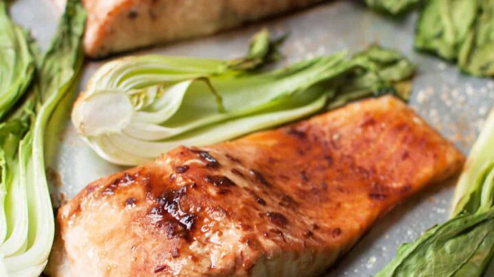 Image for Salmon and Bok Choy Sheet Pan