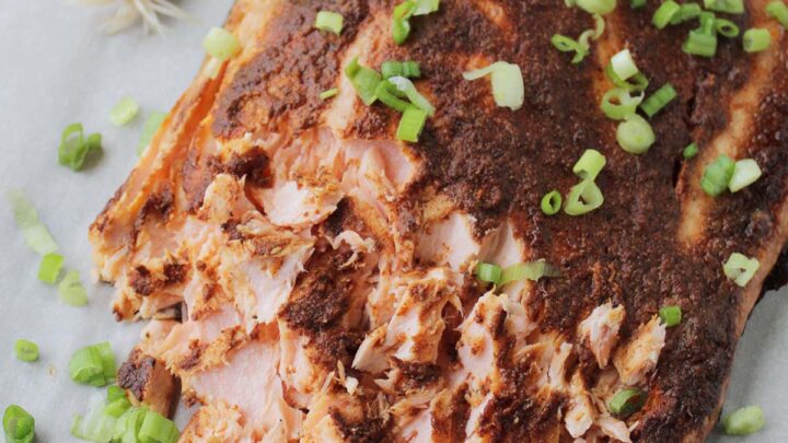 Image for Oven Roasted Garlic Adobo Mexican Salmon