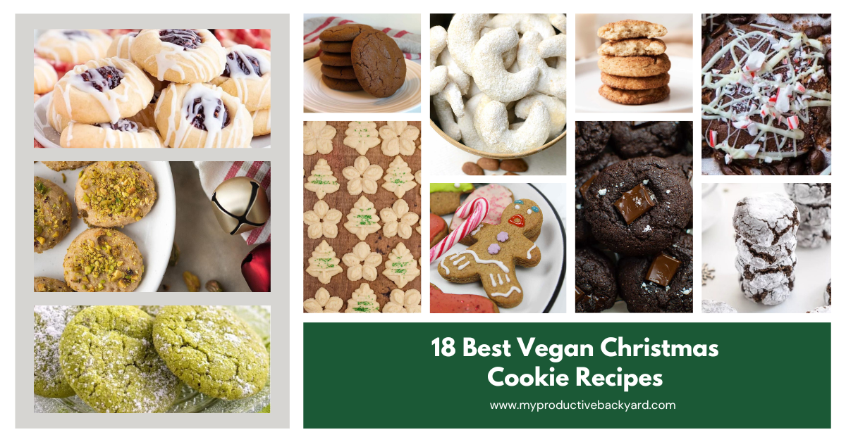 18 Best Vegan Christmas Cookie Recipes - My Productive Backyard