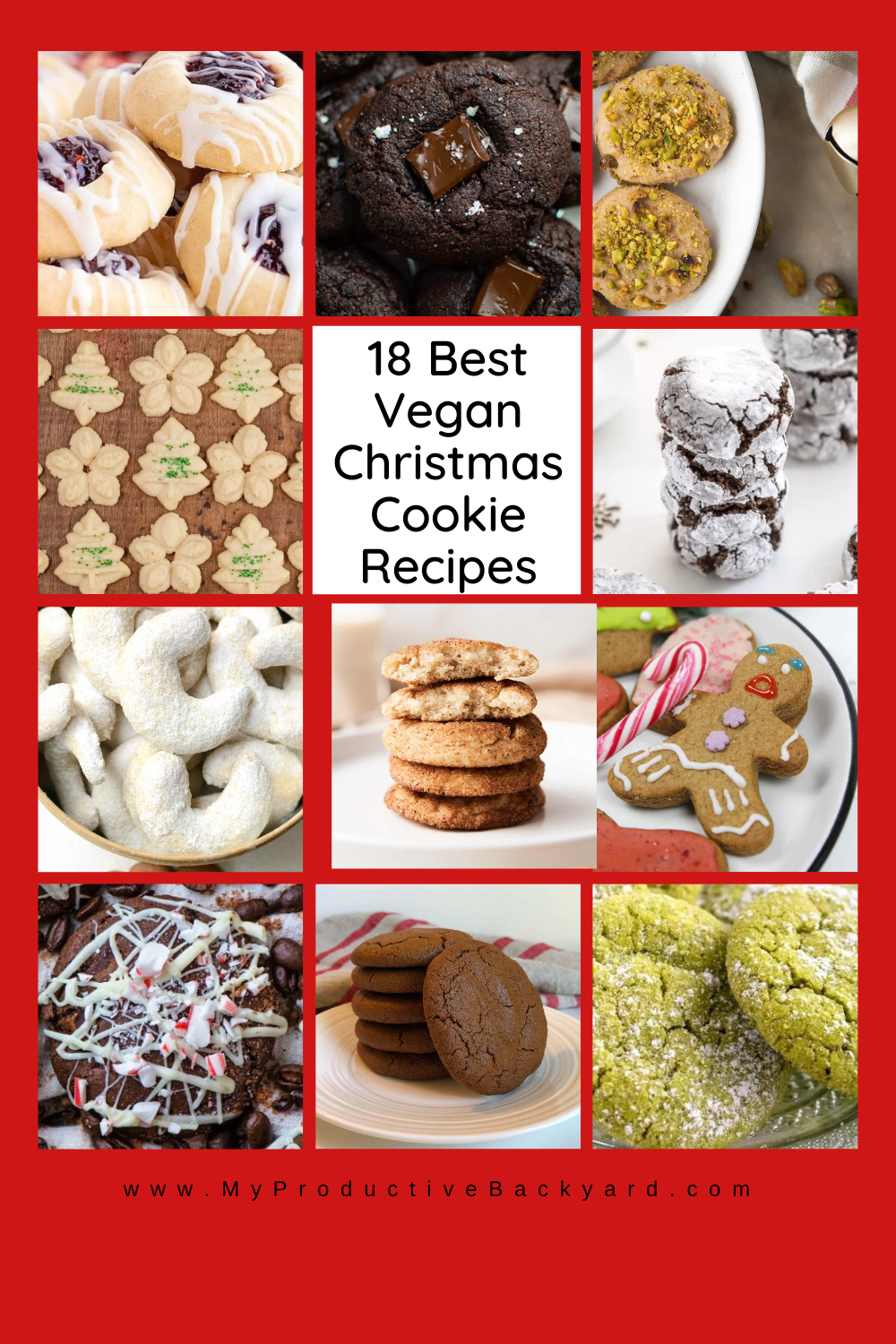 18 Best Vegan Christmas Cookie Recipes My Productive Backyard 9734