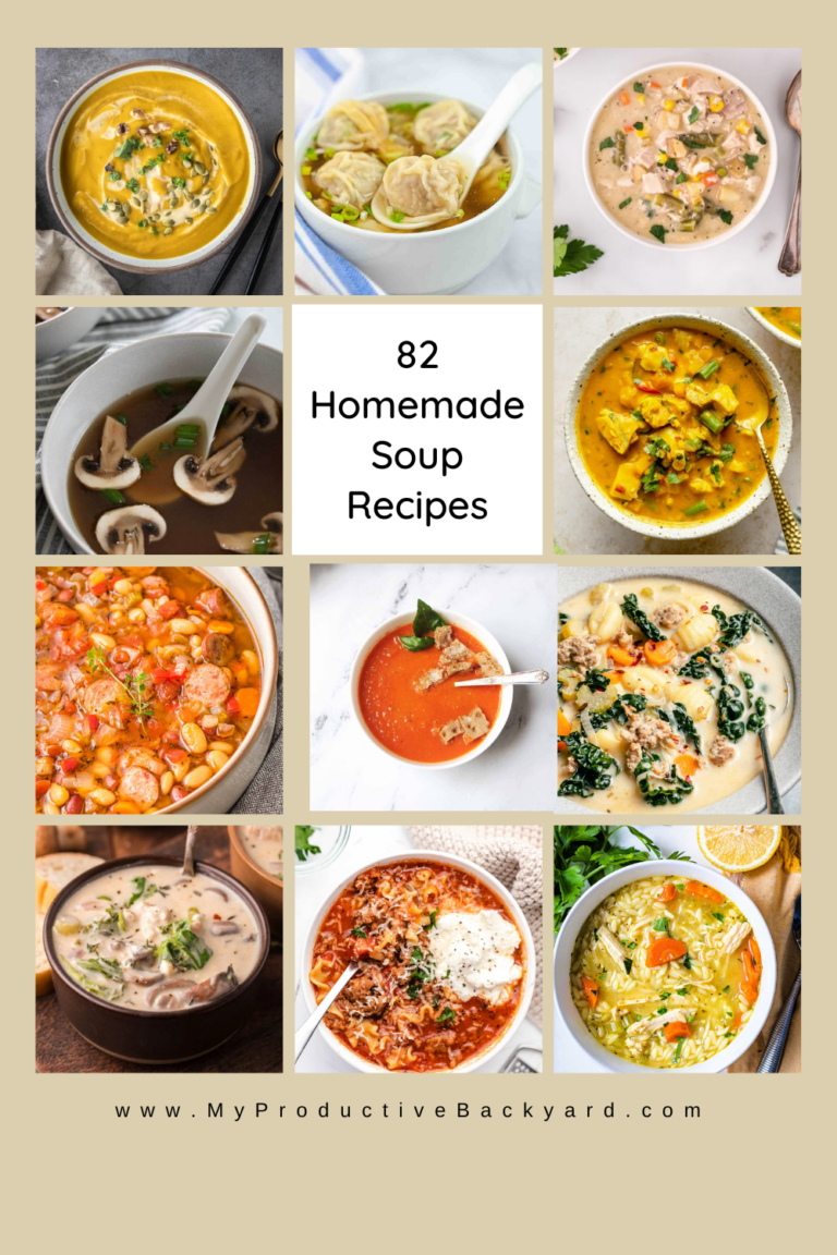 82 Homemade Soup Recipes Pinterest Pin