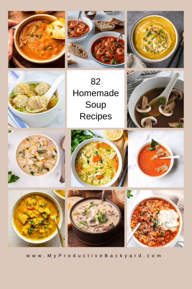 82 Homemade Soup Recipes - My Productive Backyard