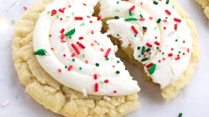 Image for Christmas Crumbl Sugar Cookies (SOFT!)