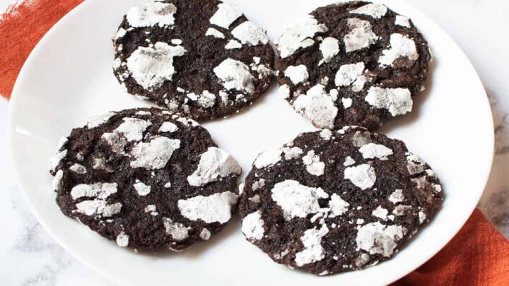 Image for Chocolate Orange Crinkle Cookies Recipe {the perfect Christmas treat}