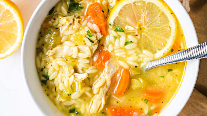 Image for Lemon Chicken Orzo Soup