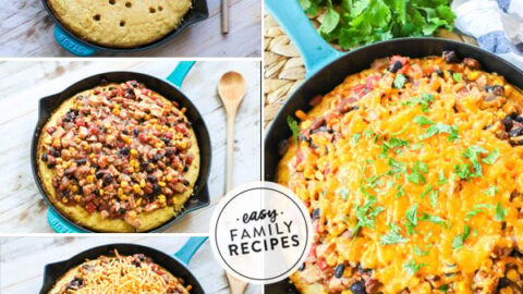 Image for Cornbread Chili Pie {Leftover Chili Recipe}