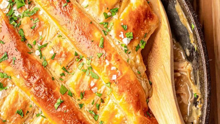 Image for Cast Iron Turkey Pot Pie with Puff Pastry 