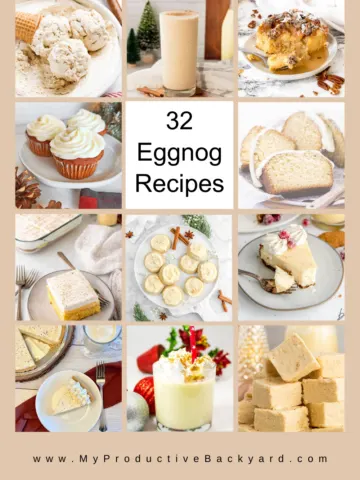 32 Eggnog Recipes Pinterest Pin