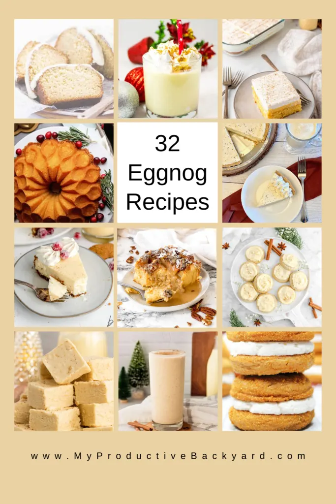 32 Eggnog Recipes Pinterest Pin