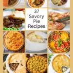37 Savory Pie Recipes Pinterest Pin