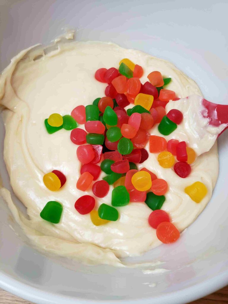 gumdrops added to fudge