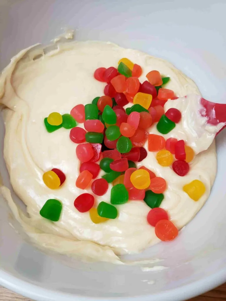 gumdrops added to fudge