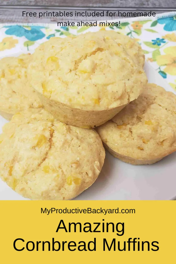 Amazing Cornbread Muffins Pinterest Pin