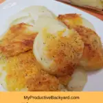 Cheesy Potato Rounds Pinterest Pin