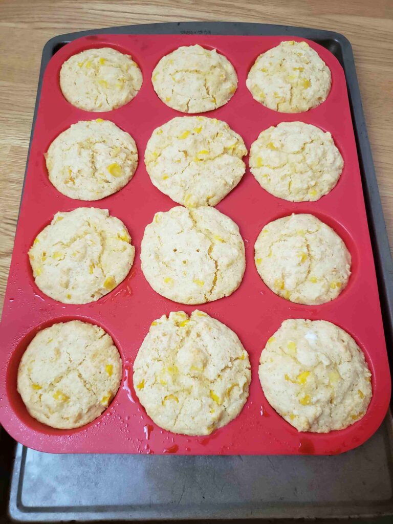 baked amazing cornmeal muffins