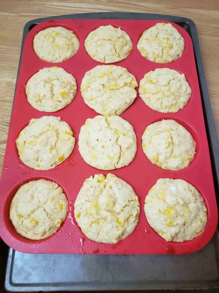 baked amazing cornmeal muffins