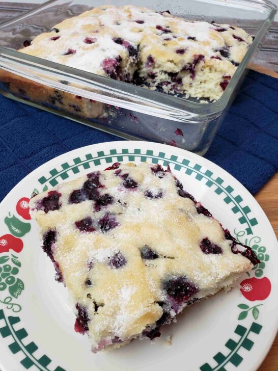 Overnight Blueberry Coffee Cake