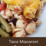 Taco Macaroni Casserole Pinterest Pin