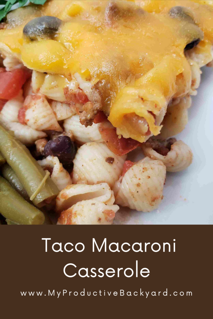 Taco Macaroni Casserole Pinterest Pin