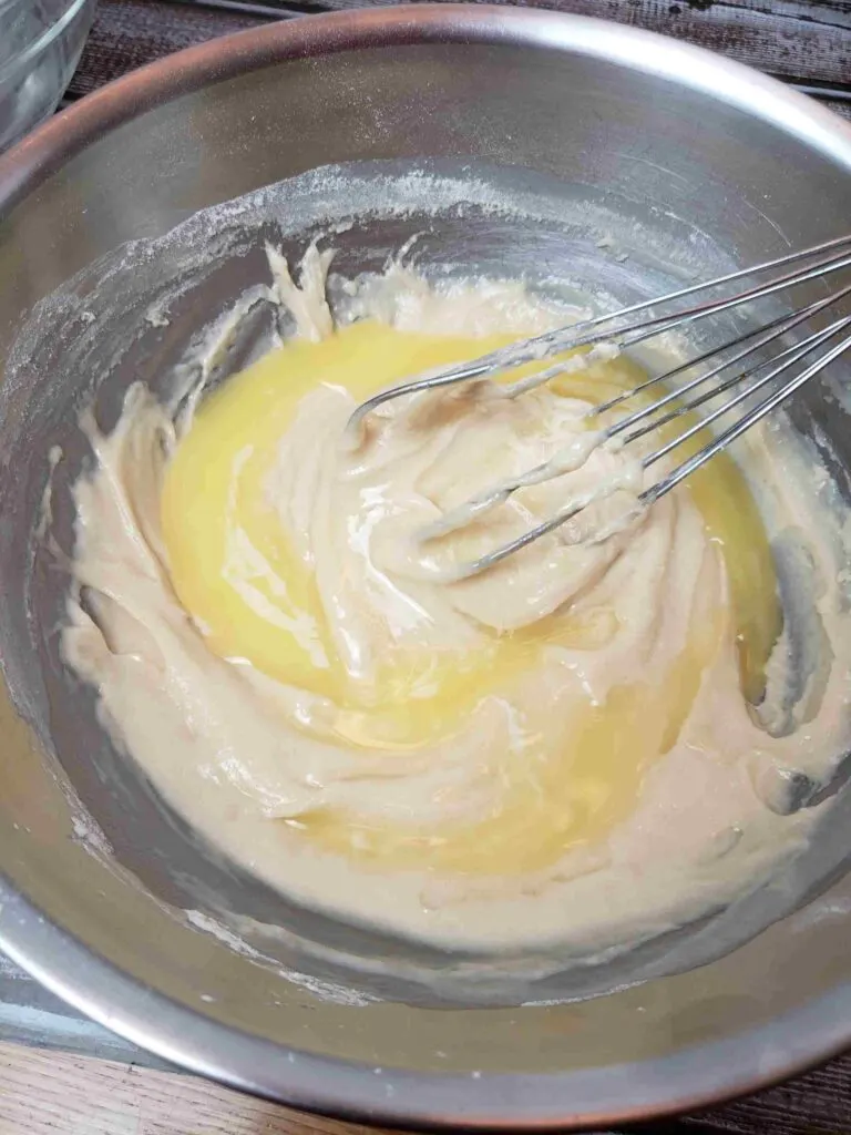 butter being stirred in
