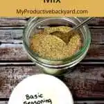Basic Seasoning Mix Pinterest Pin