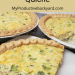 Chicken Broccoli Quiche Pinterest Pin