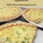Chicken Broccoli Quiche Pinterest Pin