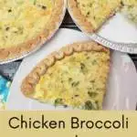 Chicken Broccoli Quiche Pinterest Pin