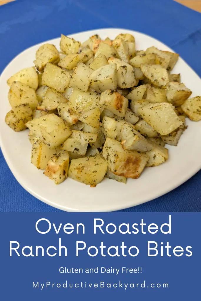 Oven Roasted Ranch Potato Bites Pinterest Pin