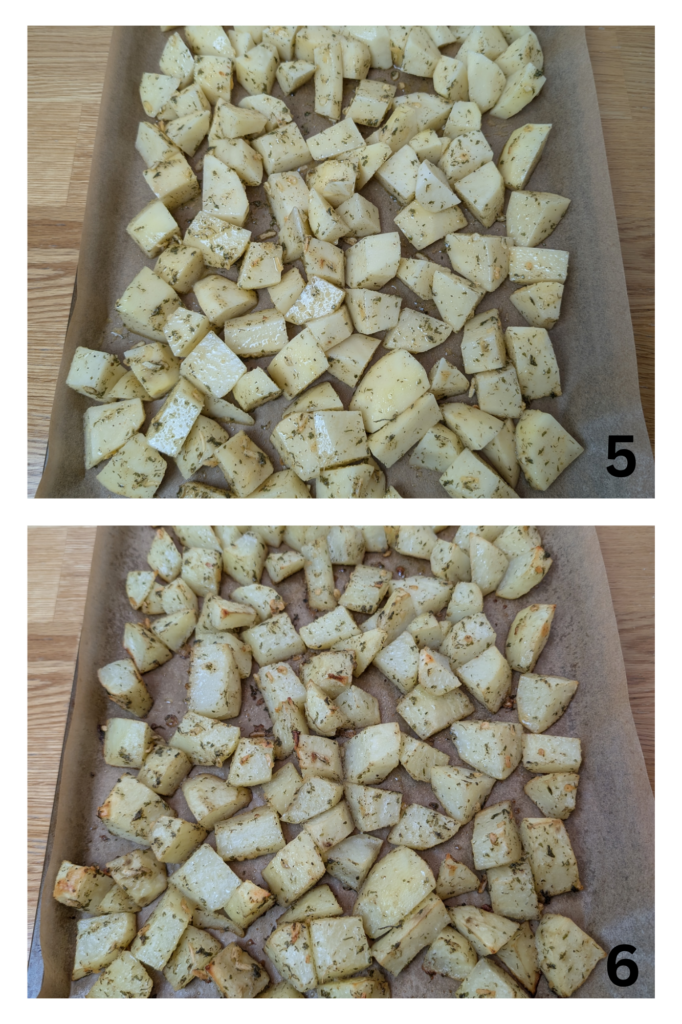 Oven Roasted Ranch Potatoes 5-6 process shots