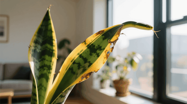 If Your Snake Plant Leaves Are Turning Yellow And Soft, Here’s The Watering Fix That Firms Them Back Up