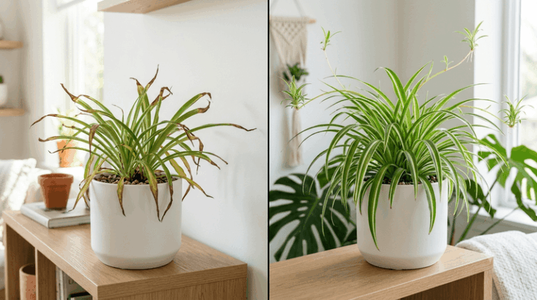 If Your Spider Plant Grows Brown Crispy Tips By Late Summer, Here’s The Easy Reset That Greens It Back Up