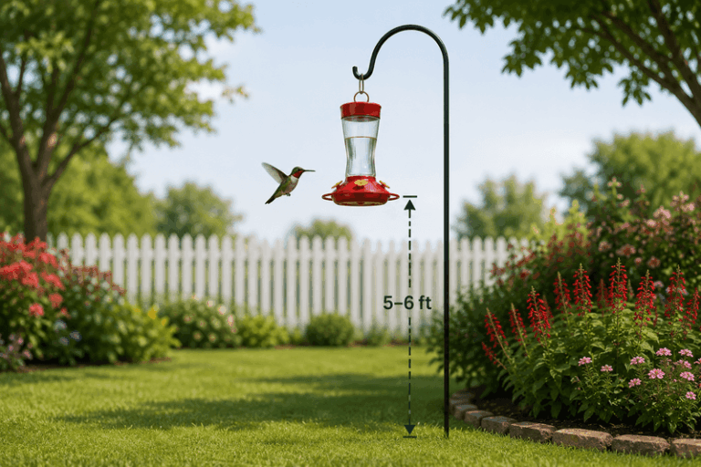 If Hummingbirds Ignore Your Full Feeder All Through Migration, Where You Hung It Is Scaring Them Off