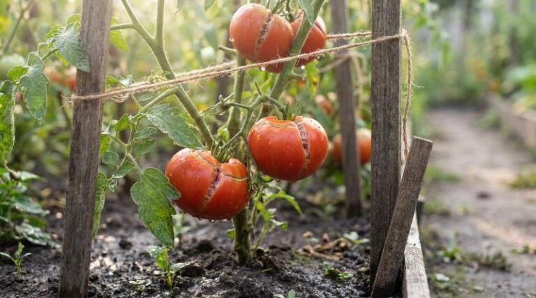 If Your Fall Tomatoes Split Open Right As They Ripen, Uneven Watering Is Cracking Them From Inside