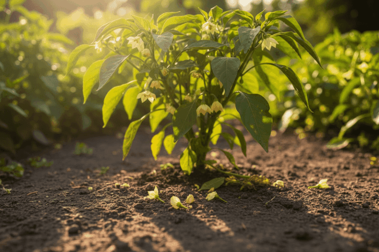 If Your Fall Peppers Grow Plenty Of Flowers But Drop Them Before Fruit Sets, Cool Nights Are To Blame