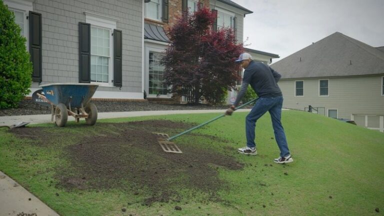 How To Smooth Out A Bumpy North Carolina Lawn By Hand Without Renting Any Equipment