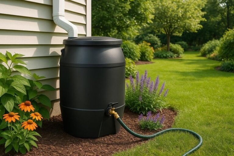 If You Let Rain Rush Off Your Roof Into The Storm Drain, Here’s The 623 Gallons One Barrel Quietly Saves