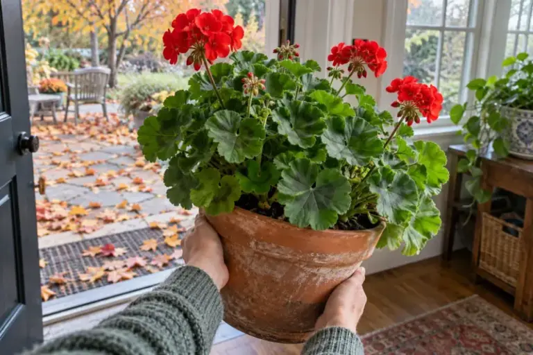 Your Geraniums Don’t Have To Die With The Frost – Here’s How To Carry Them Indoors Until Spring