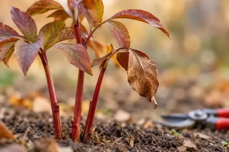 Cutting Your Peonies Back This Fall Is Fine, But Leave The Crowns Alone If You Want Big Blooms In June