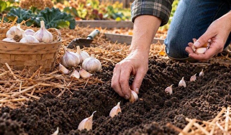 Mulching Fall-Planted Garlic in North Carolina: Local Timing, Loose Cover, and a Spring Restart